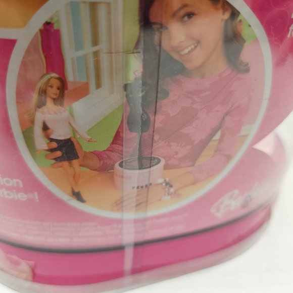 New Pink Fashion Barbie Fever Jewelry Storage Box Mattel H9830 w Girls Bracelet - Picture 11 of 16